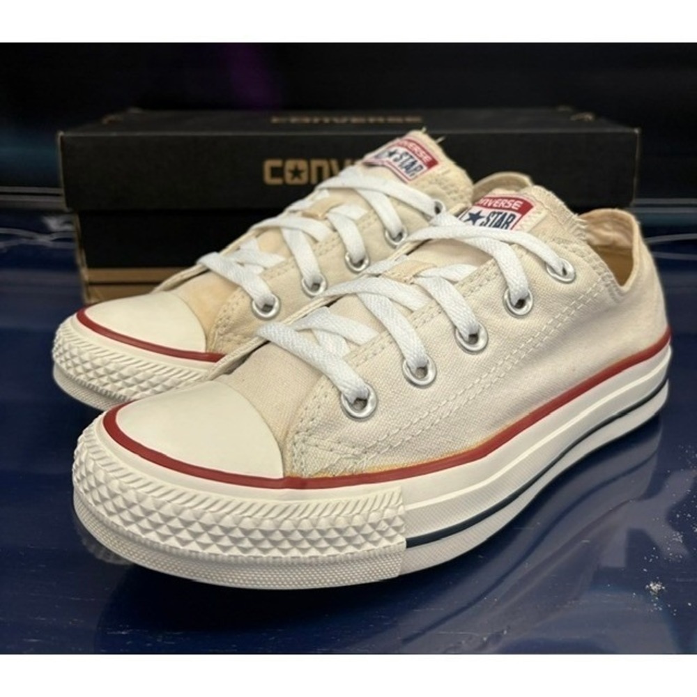 Converse All Star Ox Optic White M7652 Womens canvas sneakers size 6
